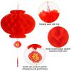 10 Pcs Chinese New Year Lanterns Red Lanterns Set of 10 for Chinese Spring Festival Wedding Festival Restauran Party Decoration (30 Cm/11.8", 10 Pcs) view 4
