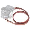 CANPIS Genuine Leather Camera Neck Shoulder Strap Compatible with Fujifilm Sony Olympus Panasonic Lecia Canon Nikon Mirrorless Compact Cameras (Brown, Retro Style, Slim Belt) view 1