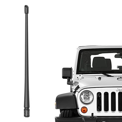 RYDONAIR Antenna Compatible with Jeep Wrangler All Models 2007-2026 & Jeep Gladiator 2020-2026, Internal Copper Coil for Enhanced Reception, 13 inches Flexible Rubber Antenna Replacement