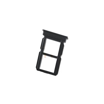 SIM Card Slot SD Card Tray Holder Adapter Single Sim For One Plus 1+ 5 5T - Black