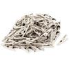 Aexit 70 Pcs Electrical Testing Non-Insulated Test Electrical Alligator Clip Voltage Testers Clamp Connector view 1