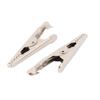 Aexit 70 Pcs Electrical Testing Non-Insulated Test Electrical Alligator Clip Voltage Testers Clamp Connector view 2
