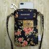 Taianda Women Cell Phone Crossbody Wallet Pouch Bag (Floral Pattern Black) view 4