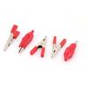 Aexit Insulated Crocodile Electrical Testing Alligator Test Clip Clamp 55mm 50mm Long Voltage Testers 5pcs Red view 1