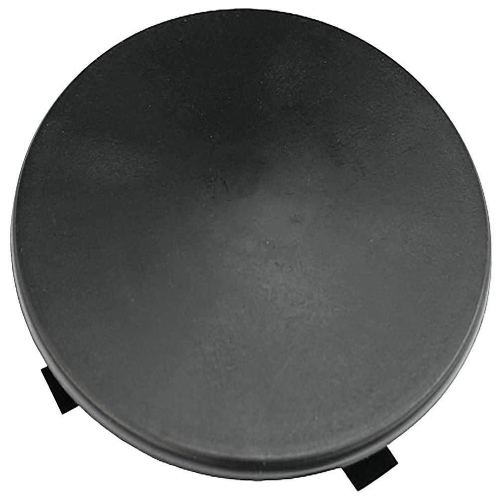 Deltech Manufacturing 5" Round Light Pole Top Cap- Black Plastic