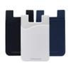 Cellessentials USA Merchant Redesigned Card Holder - Silicone Stick on Cell Phone Wallet with Pocket for Credit Card ID Business Card - iPhone Android & Smartphones Black, White, Navy view 1