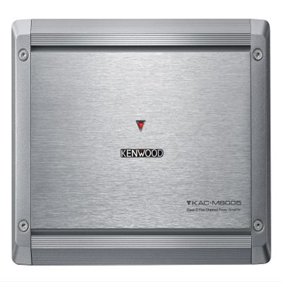 KENWOOD KAC-M8005 5-Channel Marine/Motorsports Car Amplifier - 1600 Watts, Waterproof, High-Pass Filters, Saltwater Resistant | Enhance Your Outdoor Audio Experience!