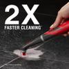 Rubbermaid Reveal Power Scrubber with Multi-Purpose Head, Cordless Electric Battery Powered Scrub Brush, Water Resistant, for Home/Kitchen/Bathroom/Grout/Tile/Shower/Tub view 3