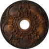 Ekena Millwork CM18NORUS Norwich Ceiling Medallion, Rust view 1