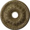 Ekena Millwork CM18GAMMC Granada Ceiling Medallion, Mississippi Mud Crackle view 1