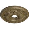 Ekena Millwork CM18GAMMC Granada Ceiling Medallion, Mississippi Mud Crackle view 2