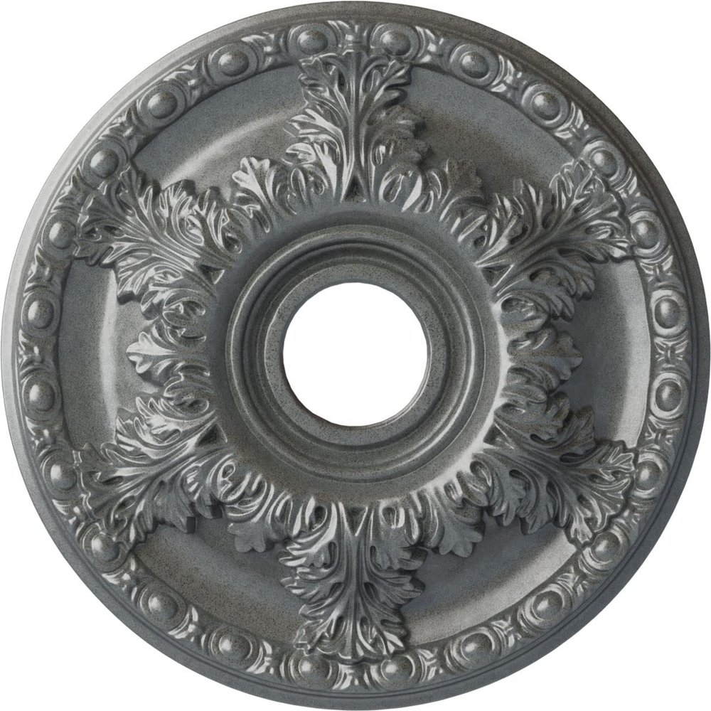Ekena Millwork CM18GAPLS Granada Ceiling Medallion, Platinum