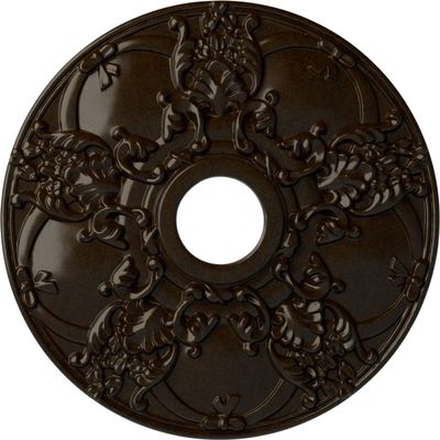 Ekena Millwork CM18NOBZS Norwich Ceiling Medallion, 18" OD x 3 1/2 ID x 1 3/8 P, Bronze
