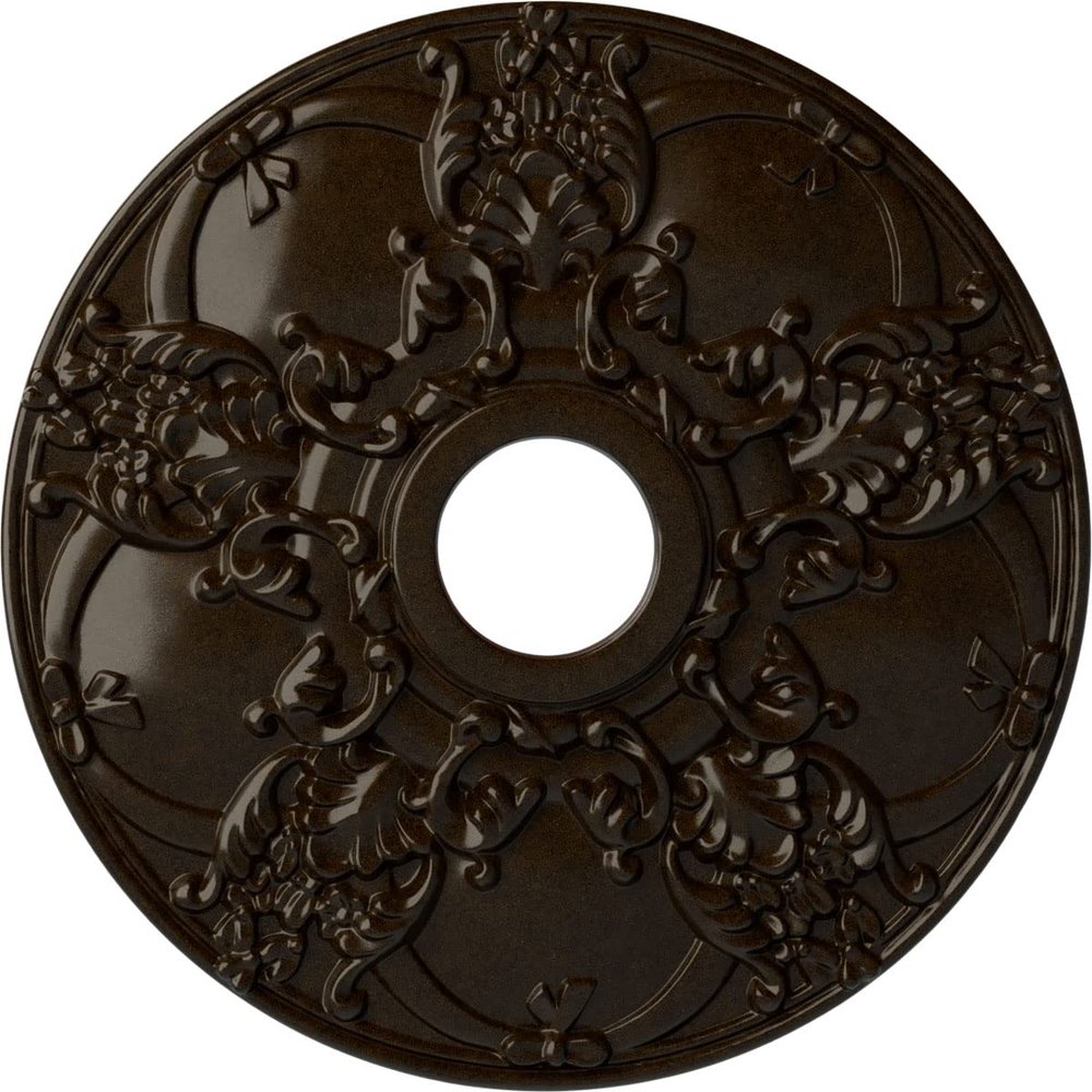 Ekena Millwork CM18NOBZS Norwich Ceiling Medallion, 18" OD x 3 1/2 ID x 1 3/8 P, Bronze