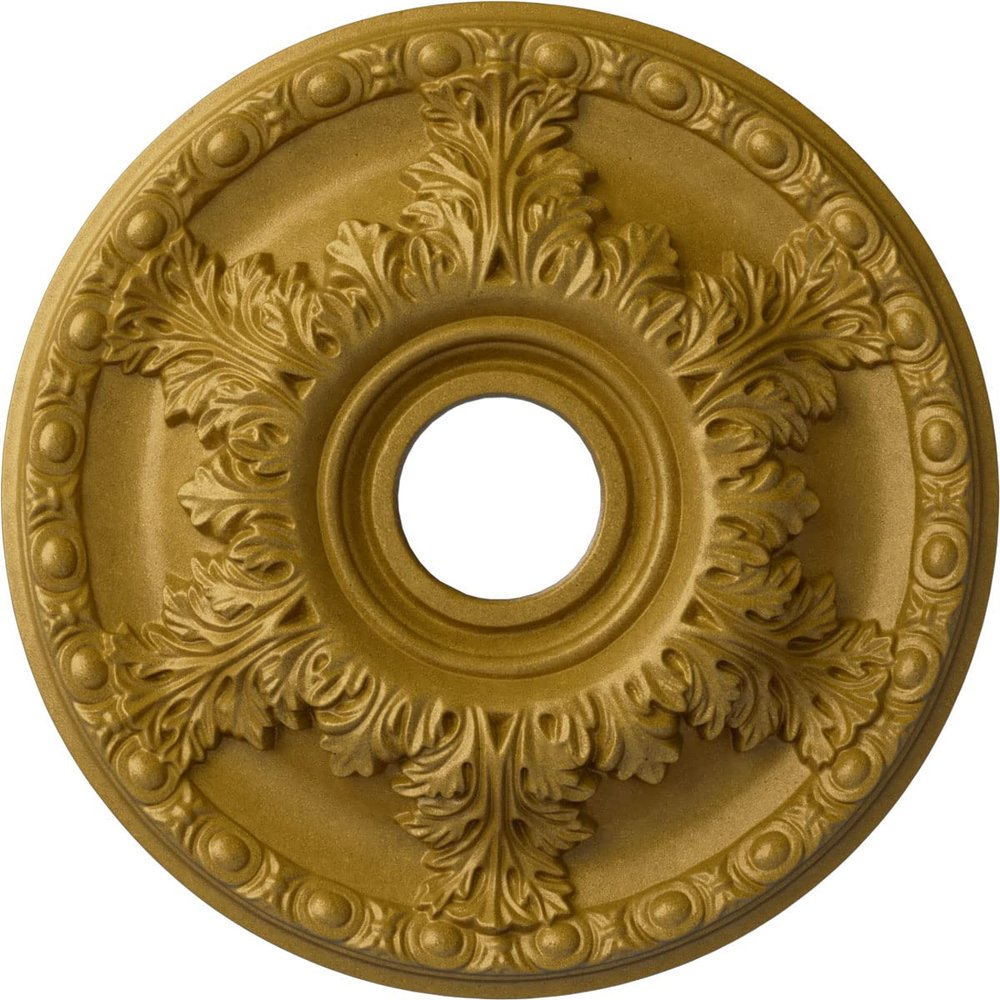 Ekena Millwork CM18GAPGS Granada Ceiling Medallion, Pharaohs Gold