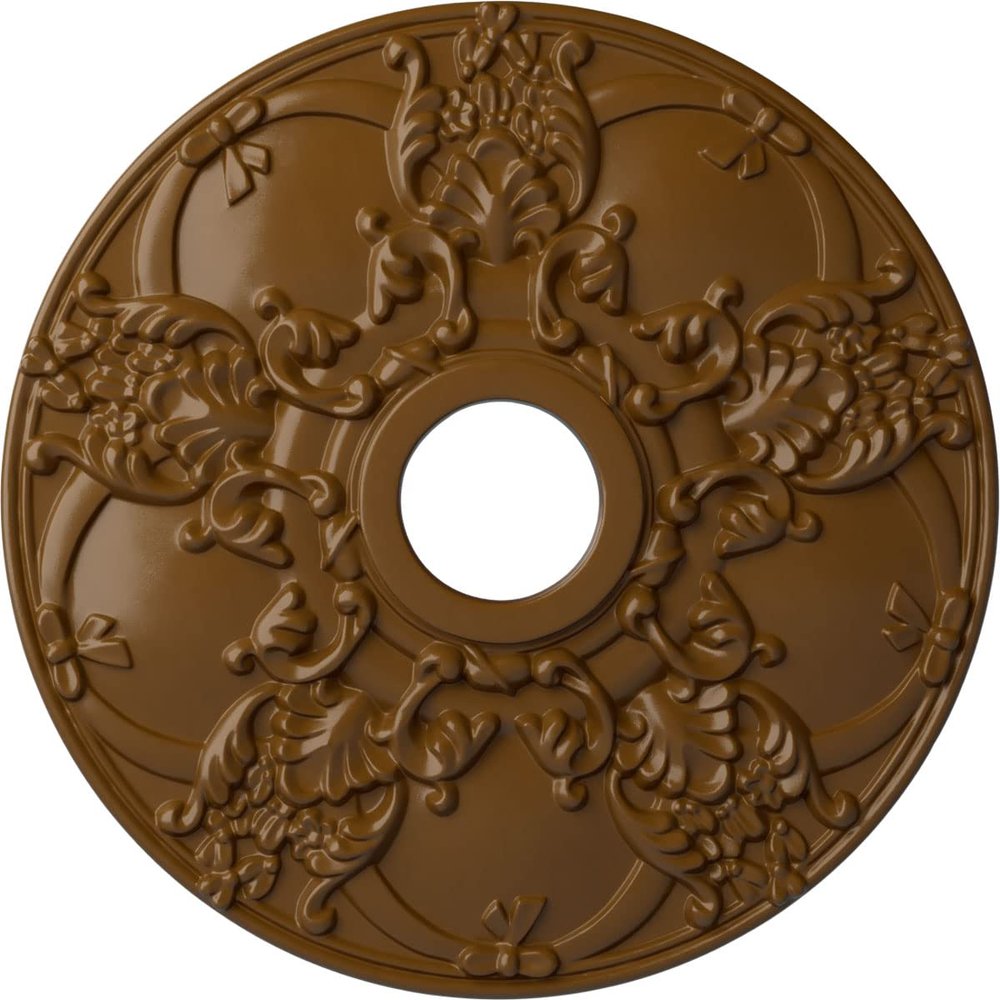 Ekena Millwork CM18NOSTF Norwich Ceiling Medallion, Smokey Topaz