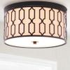 JONATHAN Y Link 3-Light 16.75" Flush Mount Light, Oil Rubbed Bronze view 4