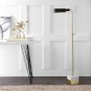 JONATHAN Y 56.5" Adjustable Library Floor Lamp Metal/Marble, Brass Gold view 2