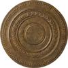 Ekena Millwork CM18OLRZS Oldham Ceiling Medallion, 18" OD x 1 1/4 P, Rubbed Bronze view 1