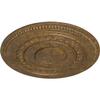 Ekena Millwork CM18OLRZS Oldham Ceiling Medallion, 18" OD x 1 1/4 P, Rubbed Bronze view 2