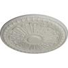 Ekena Millwork CM18RA2PCF Raymond Ceiling Medallion, Pot of Cream view 2