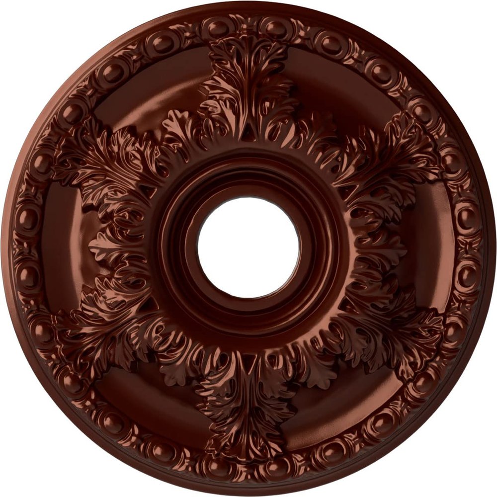 Ekena Millwork CM18GAACS Granada Ceiling Medallion fits Canopies up to 6 5/8, Antique Copper