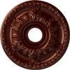 Ekena Millwork CM18GAACS Granada Ceiling Medallion fits Canopies up to 6 5/8, Antique Copper view 1