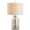JONATHAN Y Emilia 24.5" Mercury Glass Table Lamp, Silver view 1