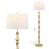 JONATHAN Y Jaxon Floor Lamp Traditional Glam Metal 62.5", Gold Painting view 1