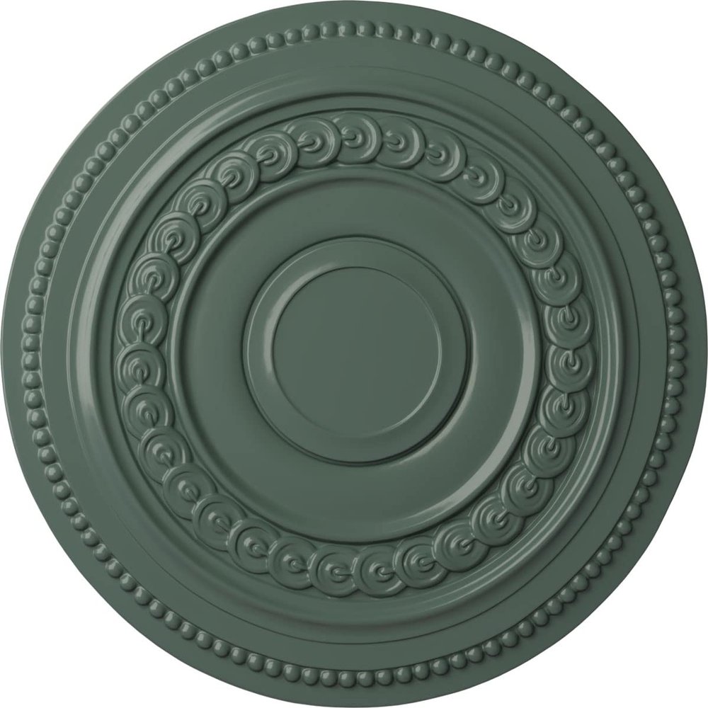Ekena Millwork CM18OLCBF Oldham Ceiling Medallion fits Canopies up to 8 5/8, Cloud Burst