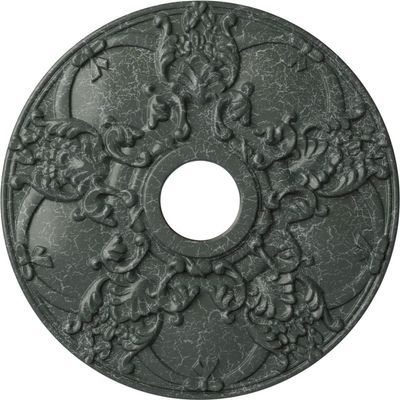 Ekena Millwork CM18NOAGC Norwich Ceiling Medallion, Athenian Green Crackle
