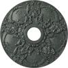 Ekena Millwork CM18NOAGC Norwich Ceiling Medallion, Athenian Green Crackle view 1