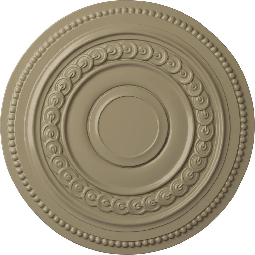 Ekena Millwork CM18OLGDF Oldham Ceiling Medallion fits Canopies up to 8 5/8, Gobi Desert