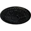 Ekena Millwork CM18RA2BPS Raymond Ceiling Medallion, Black Pearl view 2