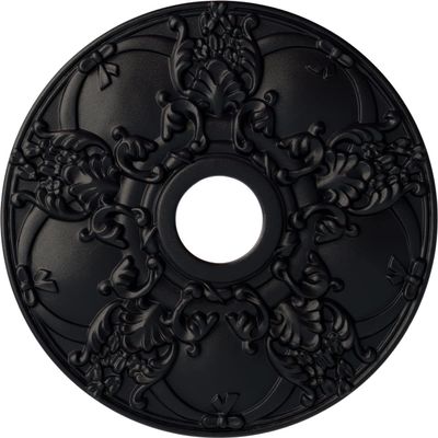 Ekena Millwork CM18NOSGS Norwich Ceiling Medallion, Steel Gray