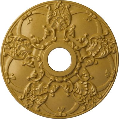 Ekena Millwork CM18NOIGS Norwich Ceiling Medallion, Iridescent Gold