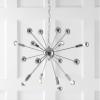 JONATHAN Y Glenn 8-Light 22.5" Metal Sputnik Chandelier, Chrome view 2