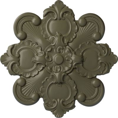 Ekena Millwork CM18KAPTF Katheryn Ceiling Medallion, Painted Turtle