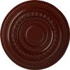 Ekena Millwork CM18OLBMF Oldham Ceiling Medallion, Brushed Mahogany view 1