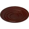 Ekena Millwork CM18OLBMF Oldham Ceiling Medallion, Brushed Mahogany view 2