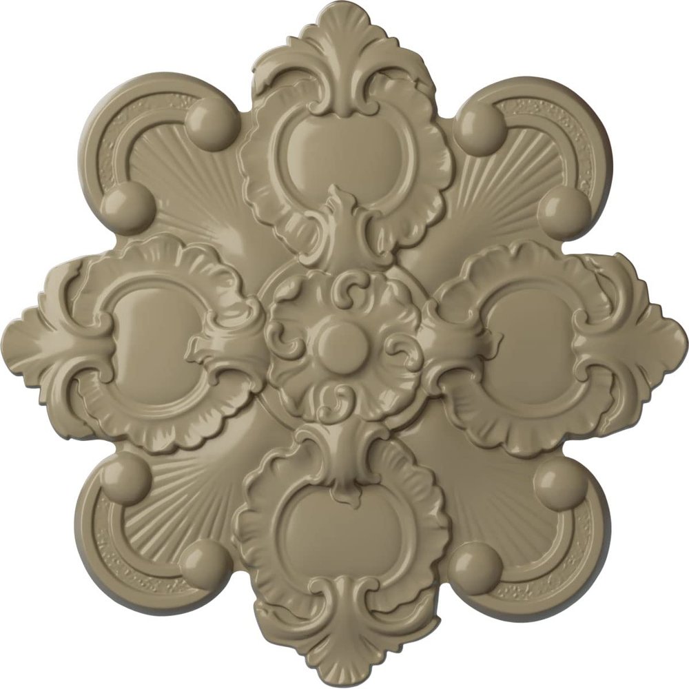 Ekena Millwork CM18KAGDF Katheryn Ceiling Medallion, Gobi Desert