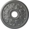 Ekena Millwork CM18ED1SLS Edinburgh Ceiling Medallion, 18 1/8 OD x 3 1/2 ID x 2 3/4 P, Silver view 1