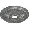 Ekena Millwork CM18ED1SLS Edinburgh Ceiling Medallion, 18 1/8 OD x 3 1/2 ID x 2 3/4 P, Silver view 2