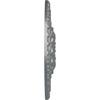 Ekena Millwork CM23VAPLS 23 1/2"OD X 3 1/2"ID X 2 1/8"P Vaduz Ceiling Medallion Fits Canopies Up to 3 1/2", Platinum view 3