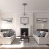 Ekena Millwork CM23VAPLS 23 1/2"OD X 3 1/2"ID X 2 1/8"P Vaduz Ceiling Medallion Fits Canopies Up to 3 1/2", Platinum view 4