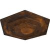 23 1/4"OD x 7/8"P Woodruff Ceiling Medallion, Hand-Painted Rust view 2