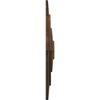 23 1/4"OD x 7/8"P Woodruff Ceiling Medallion, Hand-Painted Rust view 3