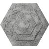 Ekena Millwork CM23WFUWC 23-1/4" x 7/8" Woodruff Ceiling Medallion, Ultra Pure White Crackle view 1