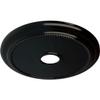Ekena Millwork CM24CRBPS 24-1/8" x 4-3/8" x 2-1/4" Crendon Ceiling Medallion, Black Pearl view 2