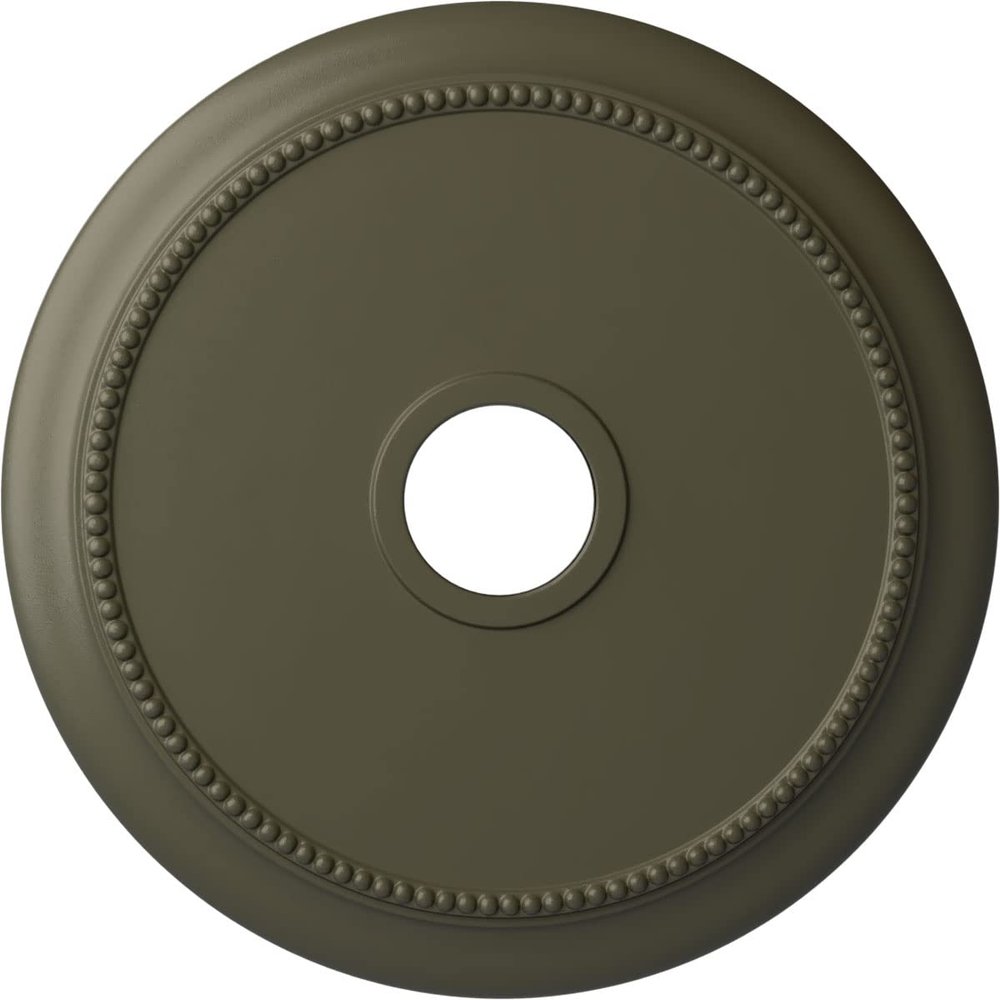 Ekena Millwork CM24CRWHF - 24 1/8"OD x 4 3/8"ID x 2 1/4"P Crendon Ceiling Medallion (Fits Canopies up to 4 3/8") - Ceiling Medallion, Witch Hazel